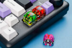 Multicolored Ladybug Artisan Keycap