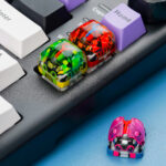Multicolored Ladybug Artisan Keycap